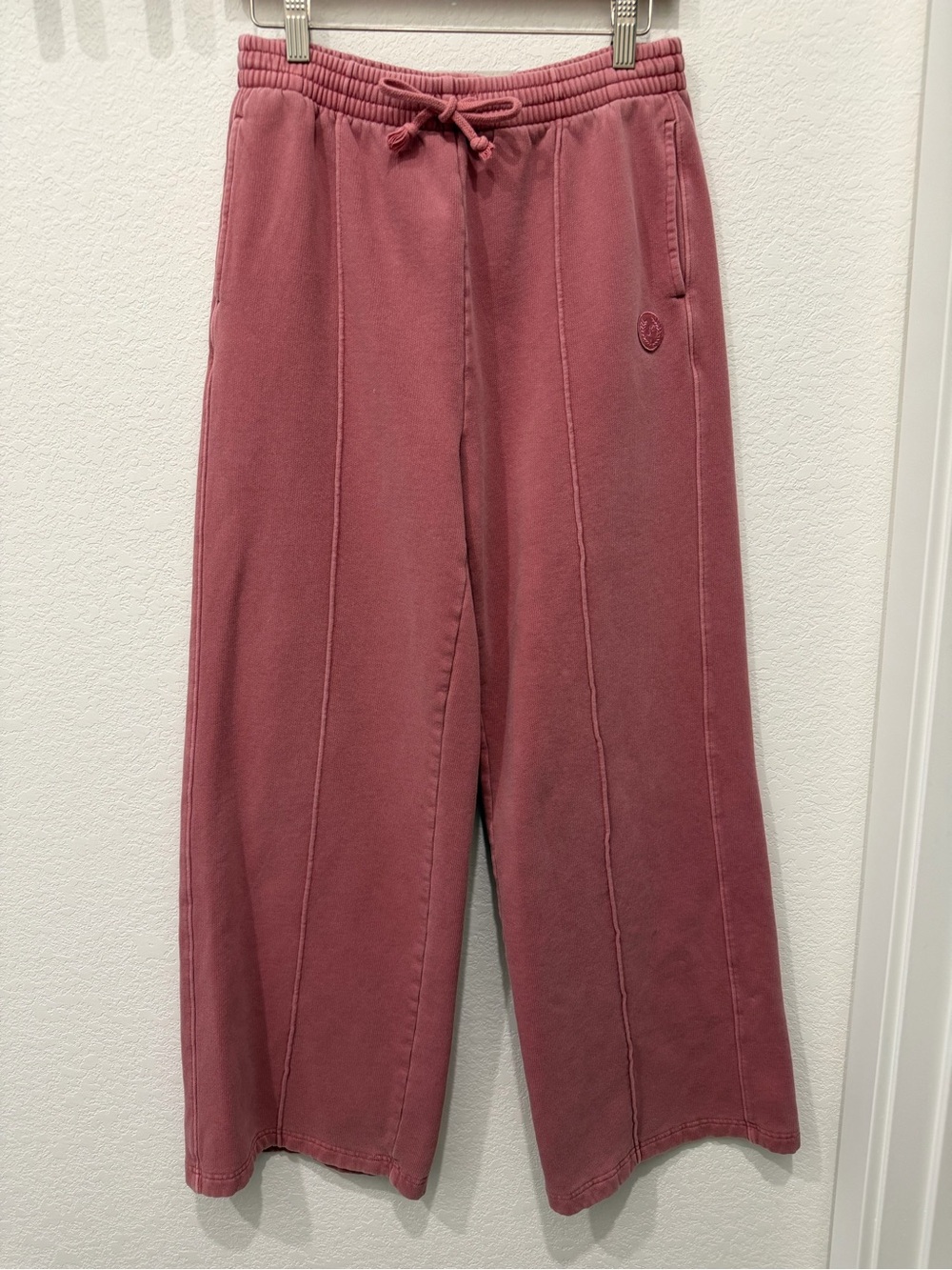 Stylish Mauve Wide-Leg Pants